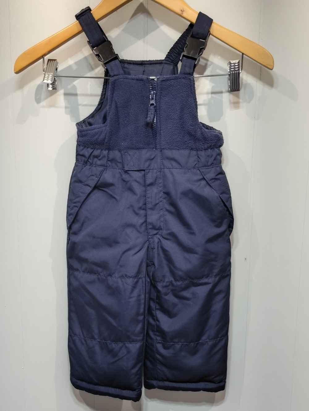 OshKosh BGosh Snow Bib in Navy Blue size 18 Months